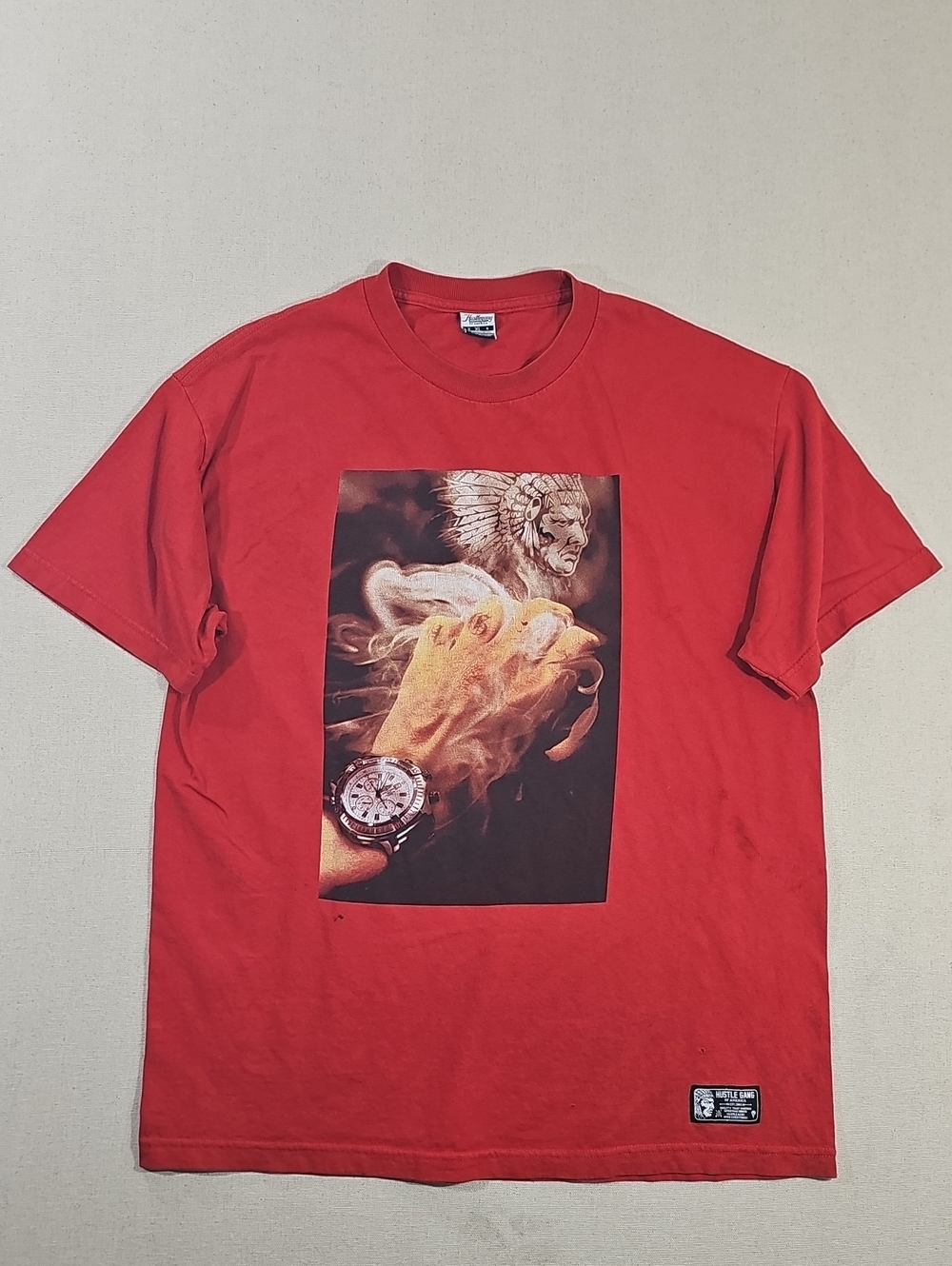 Red Graphic Short Sleeve T-Shirt - Unknown Brand